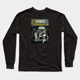 Robot Romance comic book (small) Long Sleeve T-Shirt